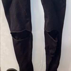 Free people high waisted cut knee leggings NWT